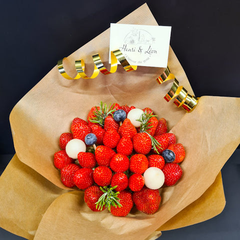 Le bouquet de fraises